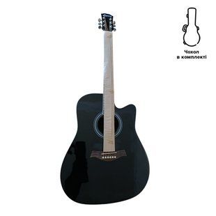 Acoustic Guitar Figure 256BK (High Gloss Black) + case
