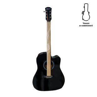 Acoustic Guitar Figure 206BK (Satin Black) + case