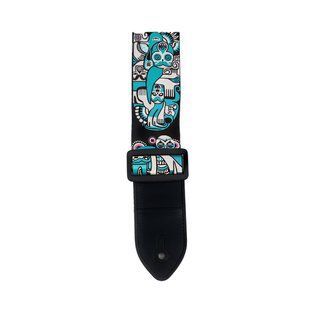 Guitar strap Alfabeto STRP1010-BL (Blue)