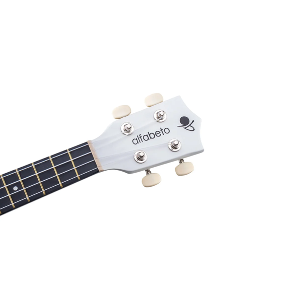 Ukulele Alfabeto U23 (White) with bag
