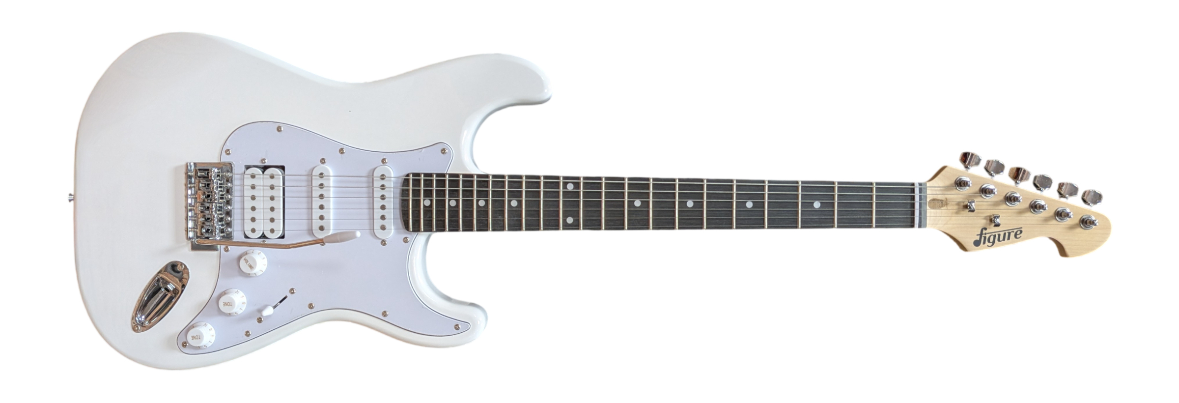 Figure 646WH Electric Guitar (White)